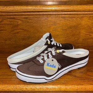 Keds Brown and White Women's Sneakers